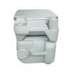 Portable Toilet 20L Camping Potty Restroom Outdoor Travel Boating Caravan Square Light Gray