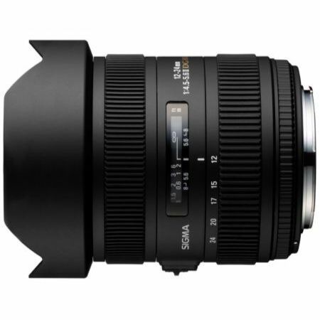 Sigma Lens for Digital SLR Camera 12-24mm f4.5-5.6 II DG HSM-Canon