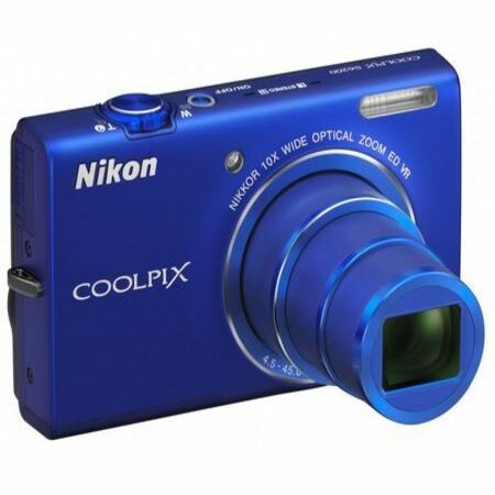 Nikon Digital Camera Coolpix S6200 - Blue