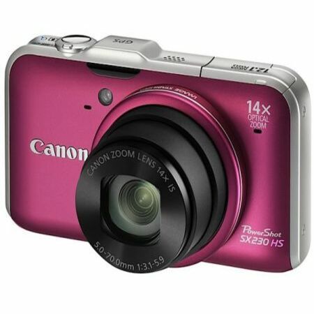 Canon Digital Camera PowerShot SX230 HS - Pink