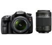 Sony Digital SLR Camera Alpha A65 & 18-55mm Zoom/55-200mm Telephoto Lens