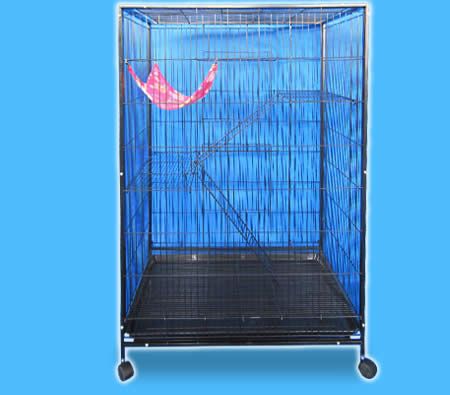 Bird Parrot Pet Cage - Super Large Cage with 3 Levels for Small Animals