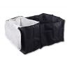 Collapsible Design Car Boot Storage Organizer with Insulated Cooler Compartment - Black