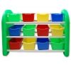 Multi-Coloured Plastic Children's Toy Storage Boxes