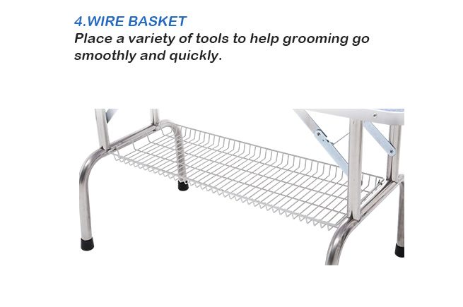 Grooming Table with Adjustable Arm for Cats, Dogs and Pets - 120cm in Length