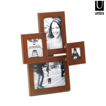 Umbra Photo Frame - Fira Wooden Collage Picture Frame ...