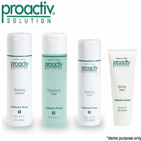 The ProActiv System Basic Set 60 Days Skin Care Regimen - 120ml Cleanser / 120ml Toner / 60ml Lotion + Bonus Refining Mask 1oz