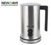 NewWave Automatic Milk Frother For Cappuccino & Cafe Latte - Silver