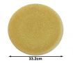 Round Platter Serving Plate - Glitter - Gold