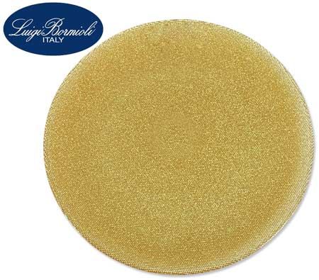 Round Platter Serving Plate - Glitter - Gold