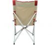 Camping Chair for the Outdoors - Aluminium Frame - Beige/Red