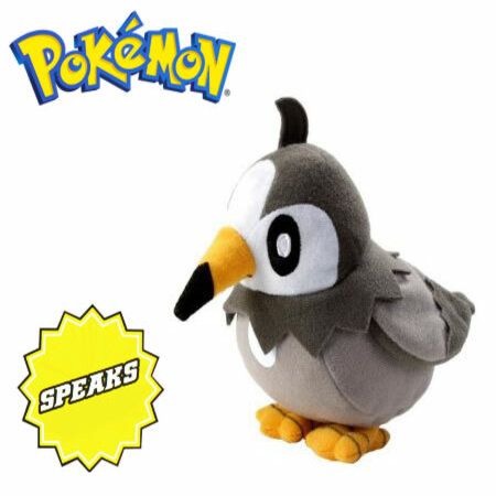 Pokemon Bundle Wobbuffet Starly Talking Soft Toy Save 50