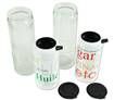 Casa Mia Glass Jars - Set of 2 for Oil & Vinegar