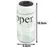 Casa Mia Glass Jars - Set of 5 for Oil/Vinegar/Salt/Pepper