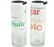 Casa Mia Glass Jars - Set of 5 for Oil/Vinegar/Salt/Pepper