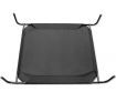 Trampoline Pet Dog Bed - 90cm x 80cm, Black