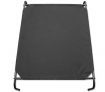 Trampoline Pet Dog Bed - 90cm x 80cm, Black