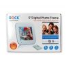 Rock 5" TFT LCD Digital Photo Frame with SD/MMC/MS Slots White