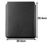 more-thing Classic Collection Leather Sleeve Case for New iPad /iPad2 - Black