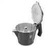 Pezzetti Aluminium Coffee Maker - Black, 3 Cup