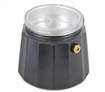 Pezzetti Aluminium Coffee Maker - Black, 3 Cup