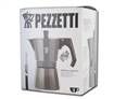 Pezzetti Aluminium Coffee Maker - Black, 3 Cup