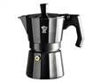 Pezzetti Aluminium Coffee Maker - Black, 3 Cup