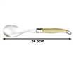 Laguiole Salad Servers Set with Spoon and Fork - Light Horn