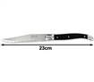 Laguiole Table Knives Set x 6 with Wooden Holder - Black