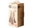 Sparrow Design Serving Utensils with Holder - Green, Set of 4