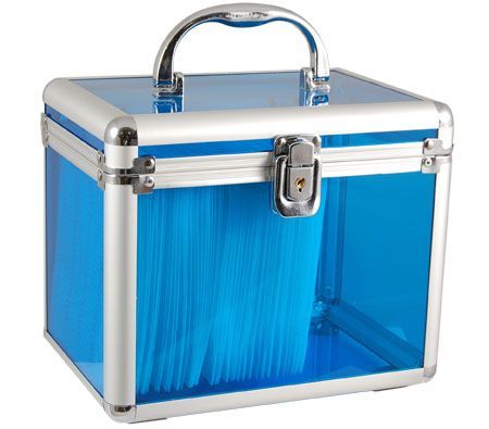 120 Disc Aluminium/Arcylic CD/DVD Storage Box Case
