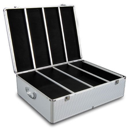 Aluminium CD DVD Bluray Storage Case Box 1000 Discs