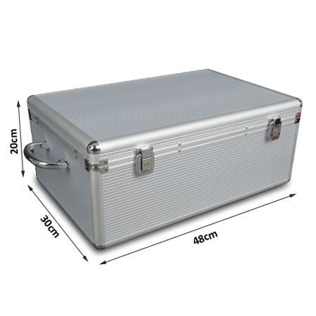 Aluminium CD DVD Bluray Storage Case Box 500 Discs