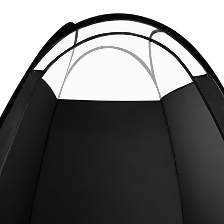 Large Pop Up Spray Tan Tent Tanning Mobile Booth - Black