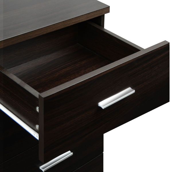 Artiss 6 Chest of Drawers - ANDES Walnut