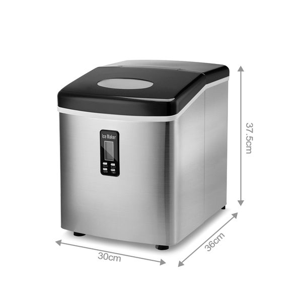 Silver 3.2L Home Ice Maker