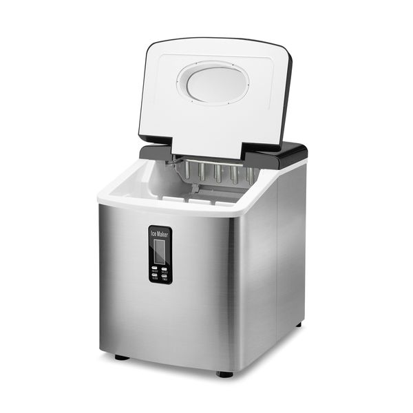 Silver 3.2L Home Ice Maker