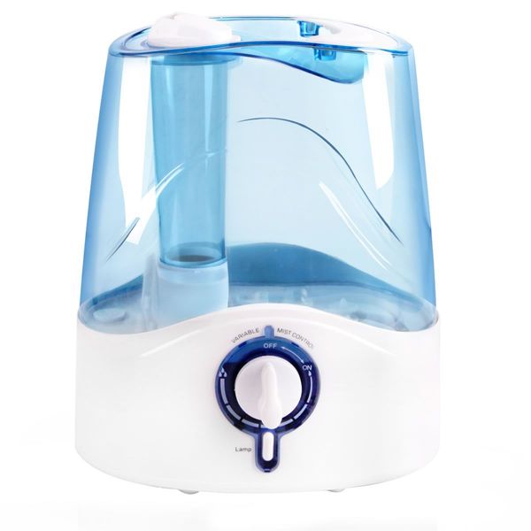 Ultrasonic Cool Mist Air Humidifier 4.5L - White Blue
