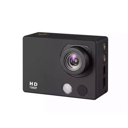 HD18A Full HD 1080P 2-inch Touch Screen Waterproof Sports Action Camera - Yellow