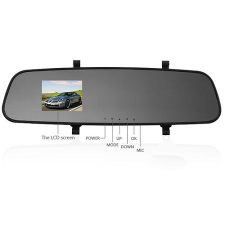 HD Dash Cam Video Recorder Rearview Mirror Car Camera Vehicle DVR