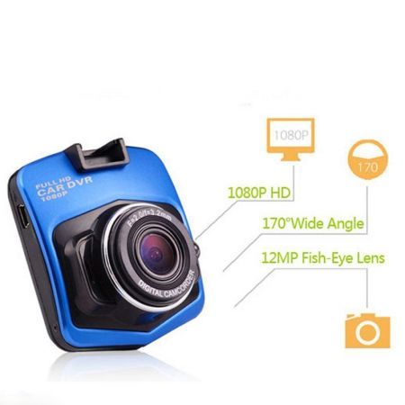 Full HD 1080p Mini Car DVR Dash Cam Vehicle Hidden Camera Night Vision G-Sensor - Blue