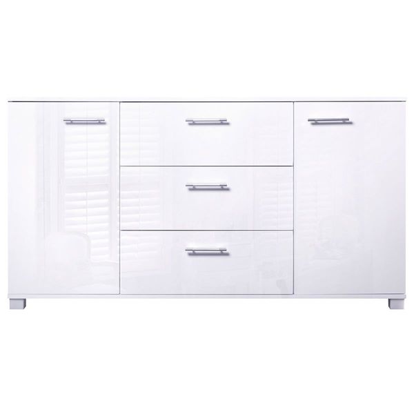 Artiss Buffet Sideboard High Gloss - White