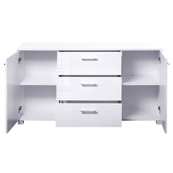 Artiss Buffet Sideboard High Gloss - White