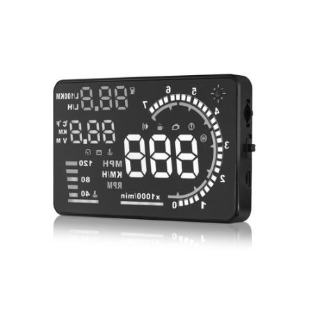 5.5 HD HUD A8 Auto Car Head Up Display Speeding Warning OBD2 Interface