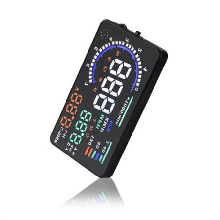 5.5 HD HUD A8 Auto Car Head Up Display Speeding Warning OBD2 Interface