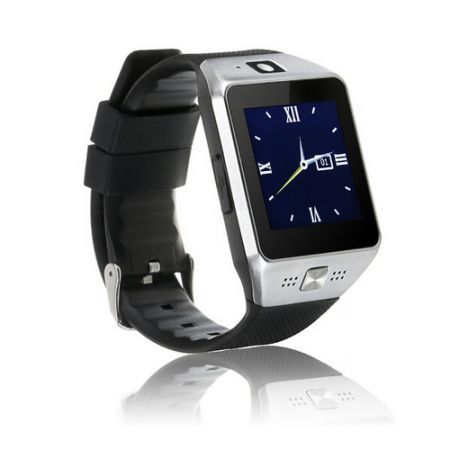 Bluetooth JV08 Smart Watch for iPhone 5/5S Samsung S4/Note 3 HTC Android Phone Silver