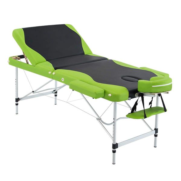 Zenses Massage Table 75cm 3 Fold Aluminium Beauty Bed Portable Therapy