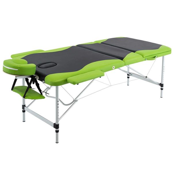 Zenses Massage Table 75cm 3 Fold Aluminium Beauty Bed Portable Therapy