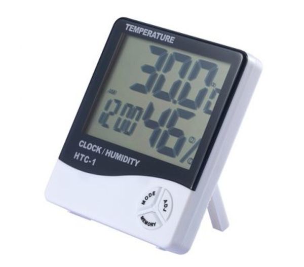 High-Accuracy Lcd Digital Thermometer Hygrometer Electronic Clock