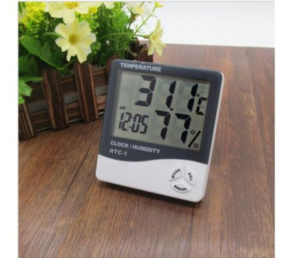 High-Accuracy Lcd Digital Thermometer Hygrometer Electronic Clock